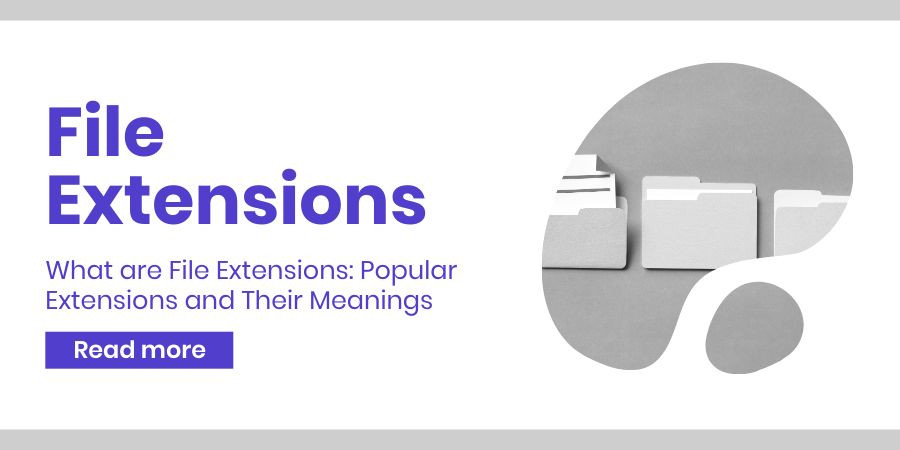 What is File Extensions: Popular Extensions and Their Meanings